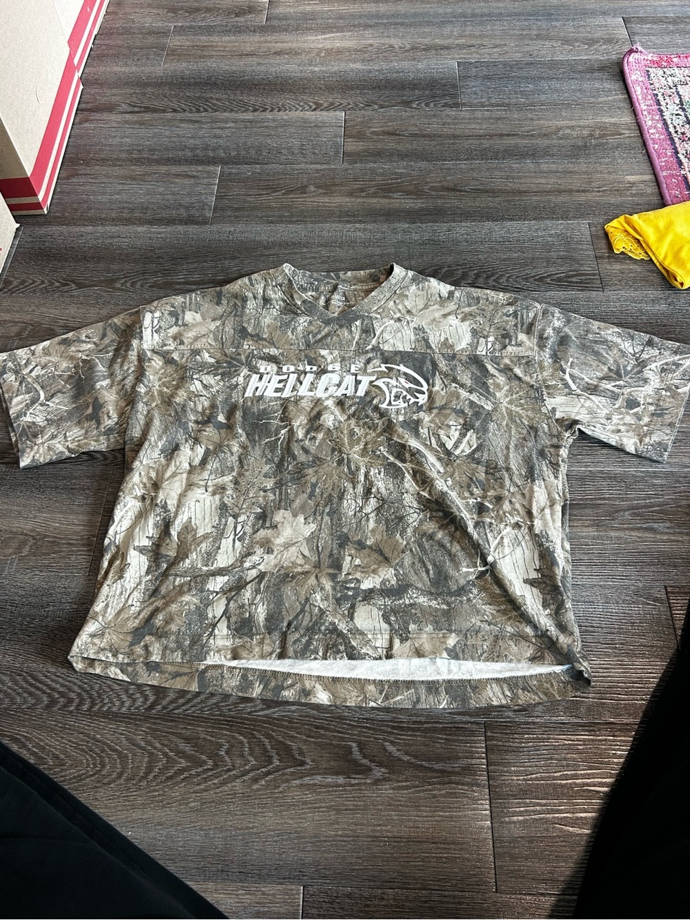 Hollister Oversized Camo Short Sleeve Dodge Hellcat Tee